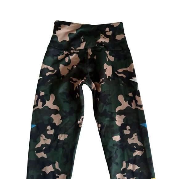 NOLI Women's Camo Multicolor Star Print Tights Leggings Size XS - Picture 7 of 7